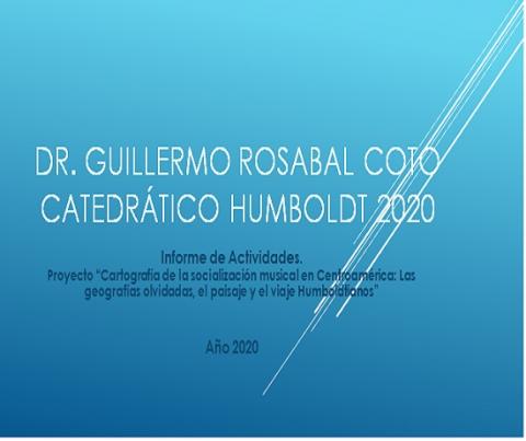 Informe de labores del Dr. Guillermo Rosabal Coto. 