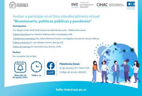 Foros: Interdisciplinario: Bicentenario, políticas públicas y pandemia