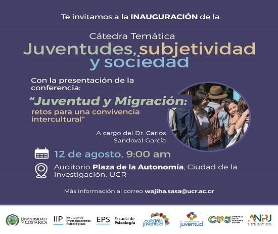 Conferencia: Juventud y migración: retos para una convivencia intercultural