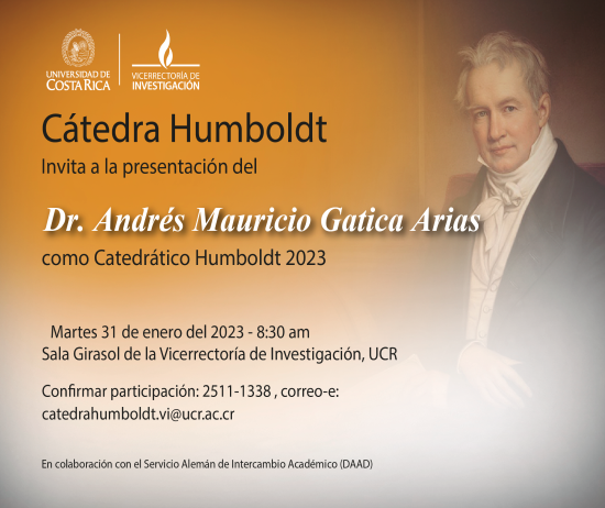 Presentación del Catedrático Humboldt 2023