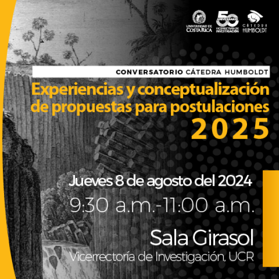 Conversatorio: "Cátedra Humboldt a 25 años de su creación: Experiencias y conceptualización de propuestas para postulaciones 2025"