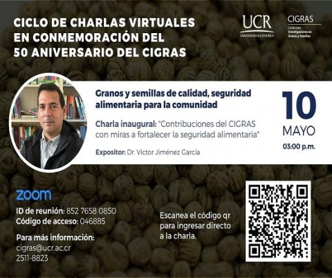 Charla: Contribuciones del CIGRAS con miras a fortalecer la seguridad alimentaria