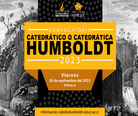 Convocatoria al Concurso Catedrático o Catedrática Humboldt 2023