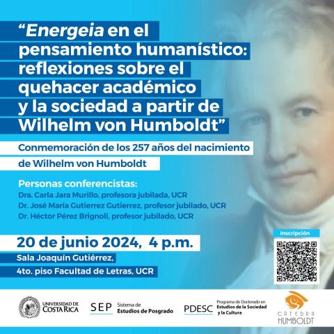 Energeia en el pensamiento humanístico: reflexiones sobre el quehacer académico y la sociedad a partir de Wilhelm Humboldt