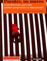 Puentes, no muros. Contribuciones para una política progresista en Migraciones