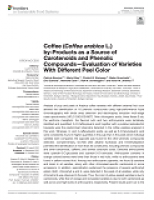 Artículo "Coffee (Coffea arabica L.) by-products as a source of carotenoids and phenolic compounds – evaluation of varieties with different peel color"