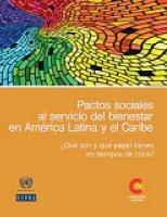 Pactos sociales al servicio del bienestar en América Latina y el Caribe: ¿Qué son y qué papel tienen en tiempos de crisis?