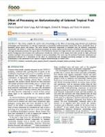Effect of processing on biofunctionality of selected tropical fruit juices